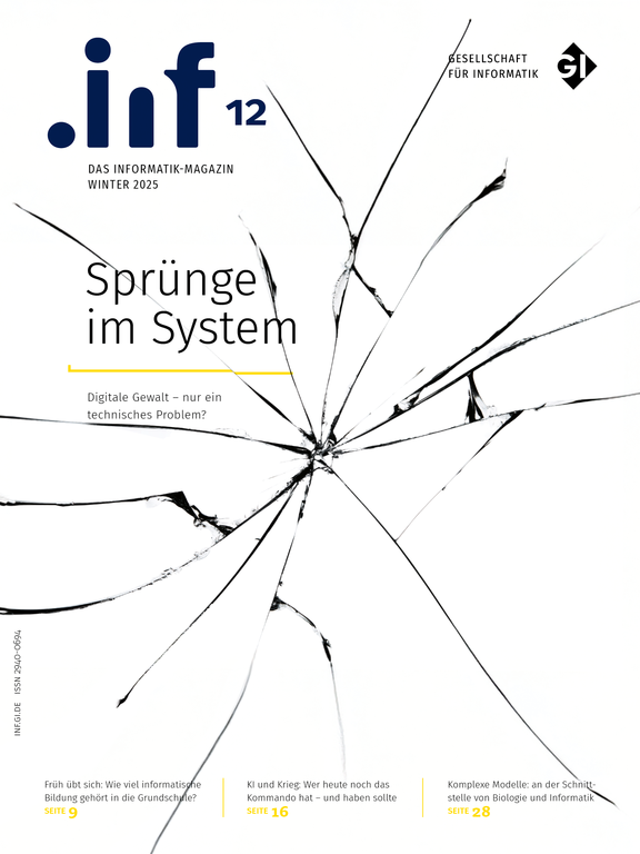 Über das Cover ziehen sich spinnwebenartige Risse, als ob es aus Glas wäre